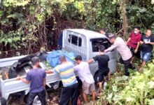 Suzuki Carry Terjun 6 Meter di Prabumulih–Baturaja, Polisi Cepat Amankan Lokasi dan Evakuasi