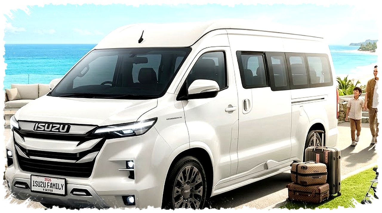 Travel atau Family Trip, Isuzu 9 Seater 2026 Pukul Telak MPV Biasa dengan Kabin Lega dan Diesel Irit