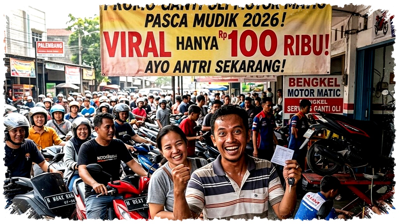 Usai Mudik Jangan Tunda, Ganti Oli dan Servis Motor Matic di AHASS Ini Cuma Rp100 Ribu