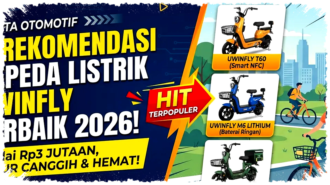 Uwinfly T60 Cuma Rp3,2 Jutaan, Sepeda Listrik Murah Ini Sudah Punya NFC dan Laju 45 Km/Jam Uwinfly T60 Cuma Rp3,2 Jutaan, Sepeda Listrik Murah Ini Sudah Punya NFC dan Laju 45 Km/Jam