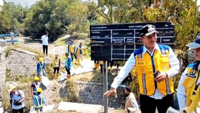 Wamen PU Perintahkan Darurat Bendung Kedungrejo, 1.554 Hektare Sawah Madiun Terancam