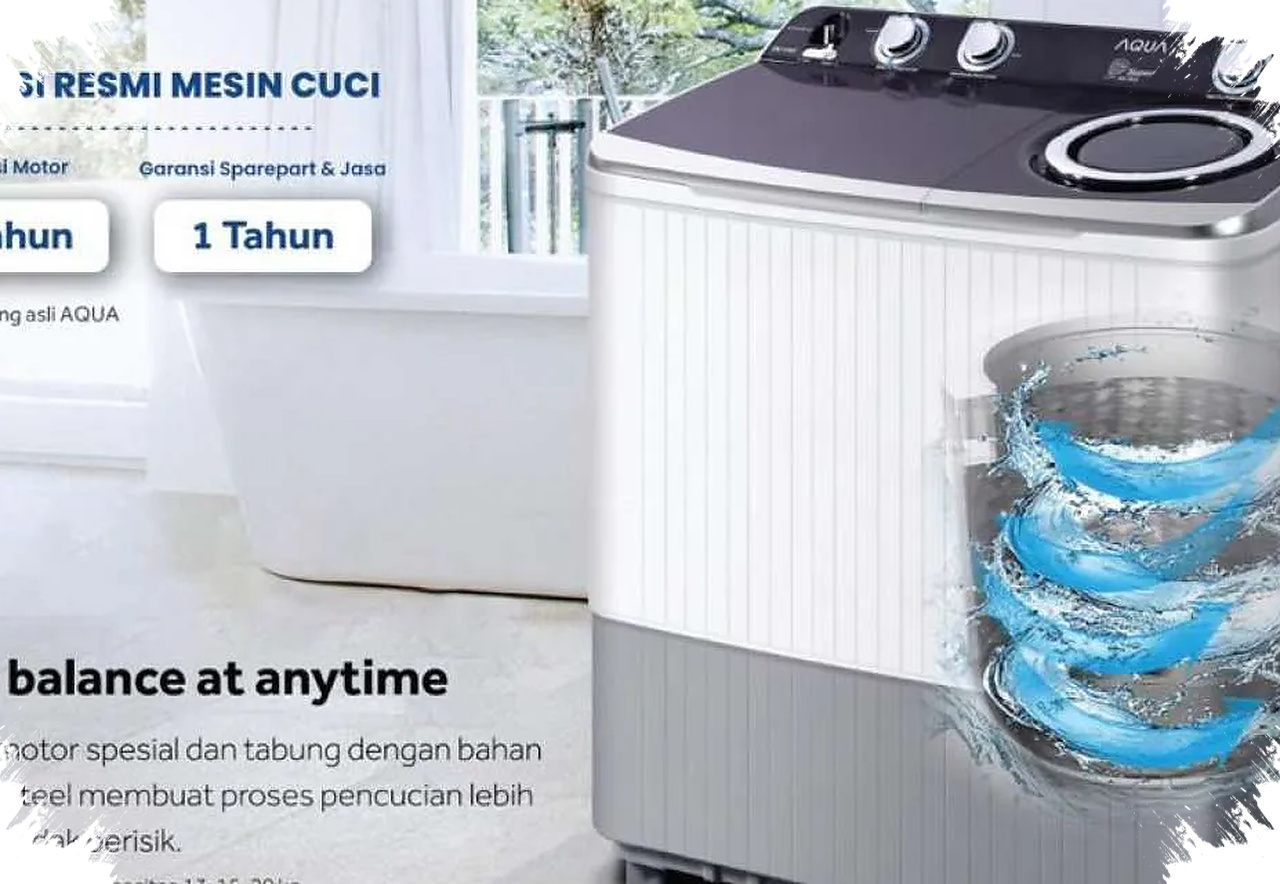 Mesin Cuci 15 Kg yang Elegan Ini Ternyata Bisa Redam Tagihan, Lengkap dengan Steam Anti-Bakteri
